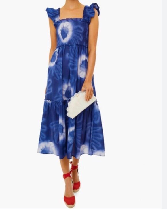 Tuckernuck Dresses & Skirts - TUCKERNUCK Rory Flutter Sleeve Tie-Dye Dress